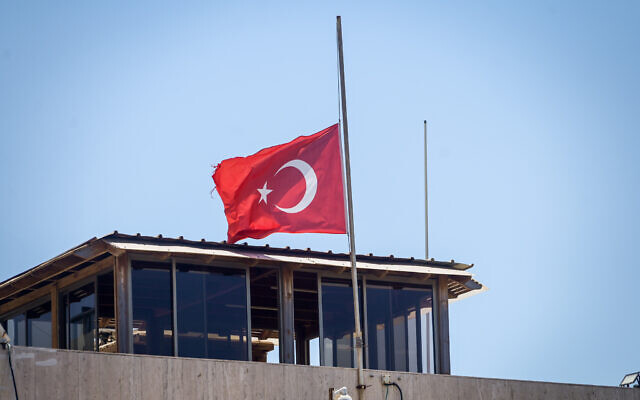 Outcry as Turkish embassy in Israel lowers flag in honor of Haniyeh; envoy summoned